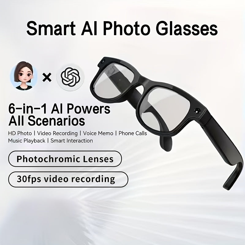 Inteligentne Okulary AI z Kamerą